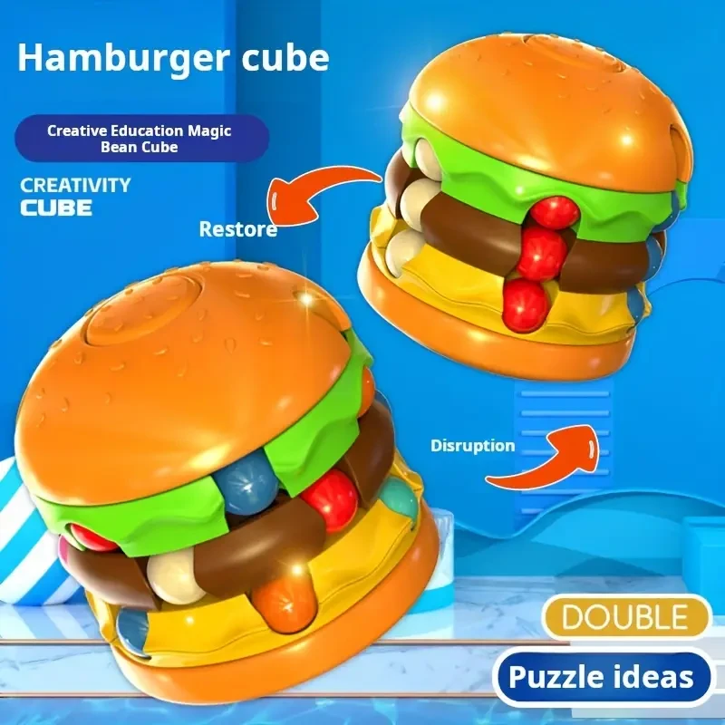 Hamburger Magic Cube Puzzle Toy