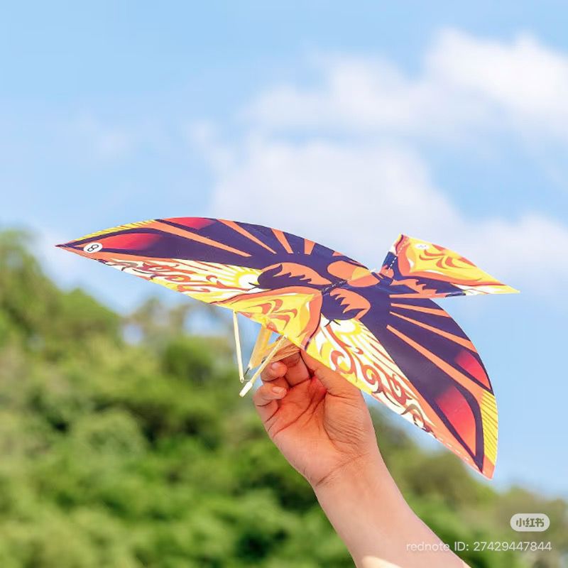 2 Pcs  Flying Bird  Rubber Band Combo